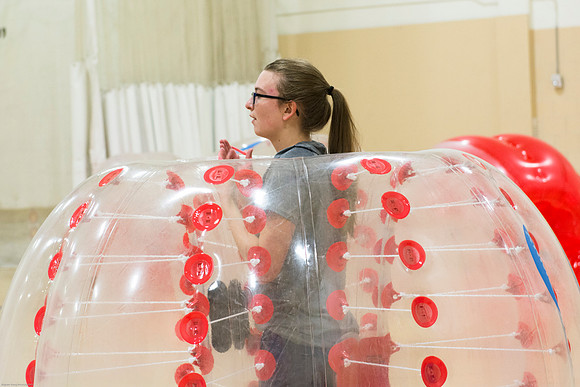 IBC group, Bumper Sportz, offers a fun activity where you get to wear a Zorb ball and play soccer with your friends.