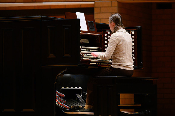 BYU-Idaho students and members of the Rexburg community gather to sing new hymns that have been written by the BYU-Idaho Community. (Students, Faculty/Staff,Community)