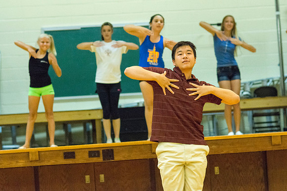 Dance workshop at the Green River Wyoming Stake center.