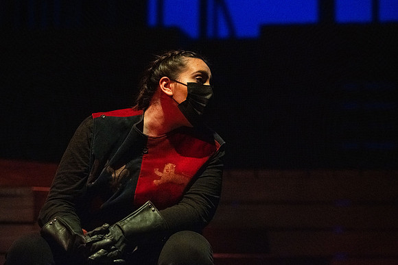 BYU-Idaho theatre department dress rehearsal of Shakespeare's Henry V.