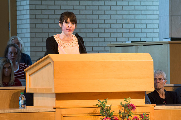 Stephanie Neilson speaks on “Hope, Triumph, and Everyday Joy” at BYU-Idaho.