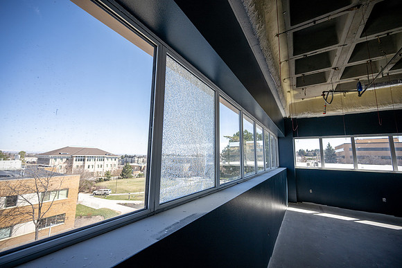 David O. McKay Library Construction Progress - Apr 2025
