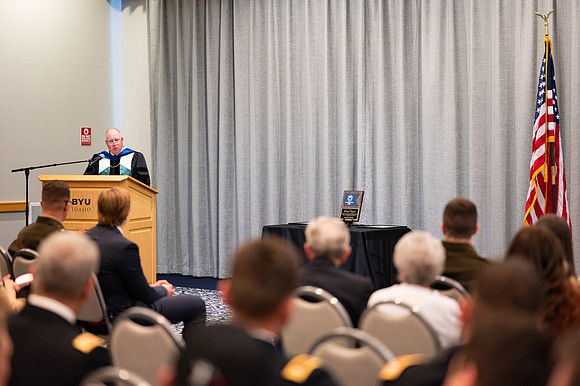 ROTC Commissioning Ceremony at BYUI