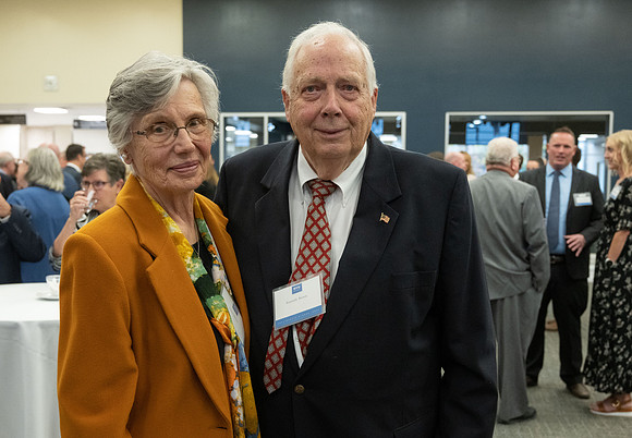 President's Club members enjoy an evening of socializing, musical entertainment and wonderful food in the Manwaring Center Ballroom.