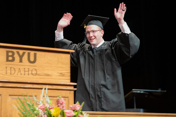 Graduates during Interdisciplinary Studies convocation.