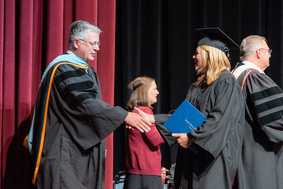 Graduates during Interdisciplinary Studies convocation.