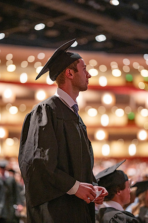 Graduates during convocation for the College of Agriculture and Life Sciences.