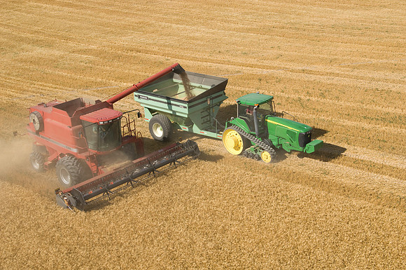 Aerial photos of Idaho agriculture