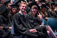 Graduates during convocation for the College of Performing and Visual Arts.