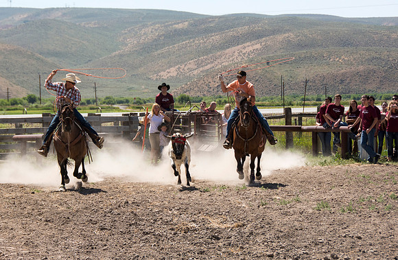 Dance Alliance tour through Wyoming Colorado and South Dakota. An enjoyable day at the "Homeplace" the ranch of the Pope family in Cokeville, Wyoming.