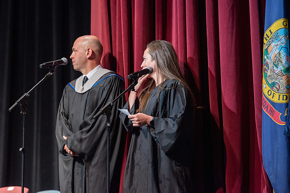 Graduates during Interdisciplinary Studies convocation.
