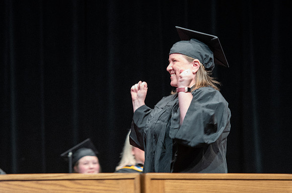 Graduates during Interdisciplinary Studies convocation.