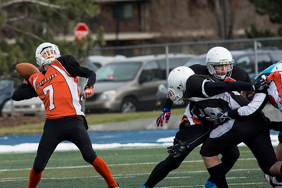 Competitive Football Championship game.