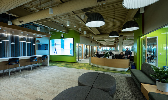 Advising Center's new space in the Manwaring Center