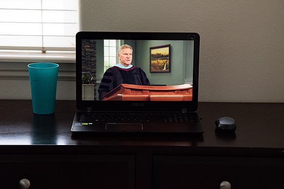 Broadcast of Winter 2020 Commencement. Due to COVID-19 graduates had a unique graduation and had to watch the commencement speech from home. Elder Craig C. Christensen speaks to the graduates.