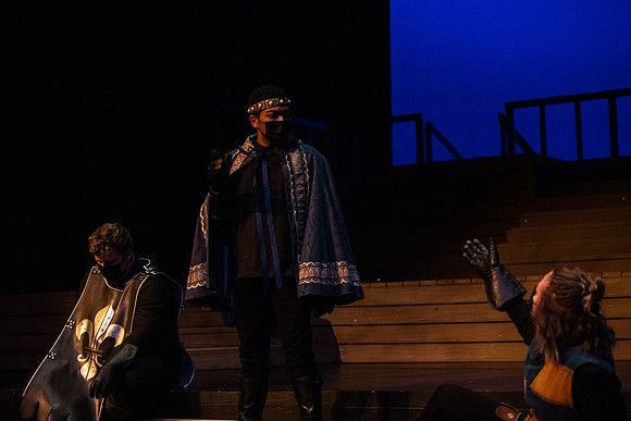 BYU-Idaho theatre department dress rehearsal of Shakespeare's Henry V.