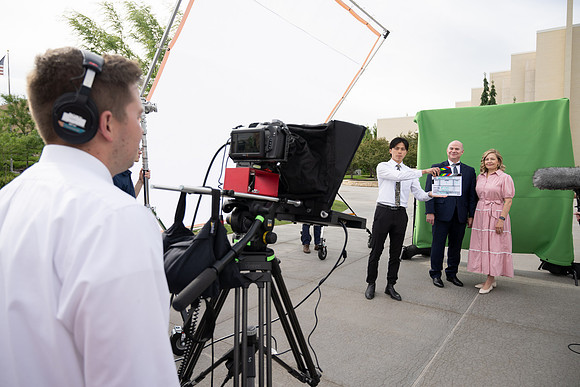 President and Sister Meredith Video Shoot - June 2024