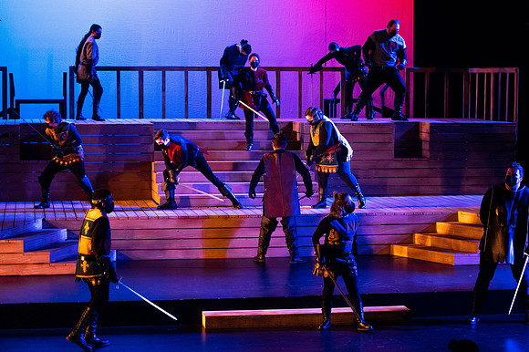 Henry V performed with three other Shakespeare plays put on by BYUI theatre students for the Shakespeare festival.