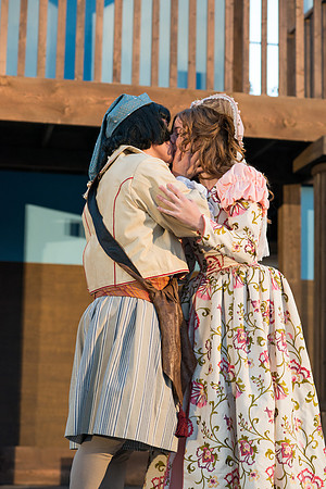 Brigham Young University-Idaho's production of The Shomaker's Holiday performed out in the amphitheatre in front of the McKay Library.