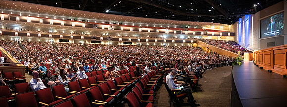 Panoramic of Devotional in the I-Center - Sept 2022