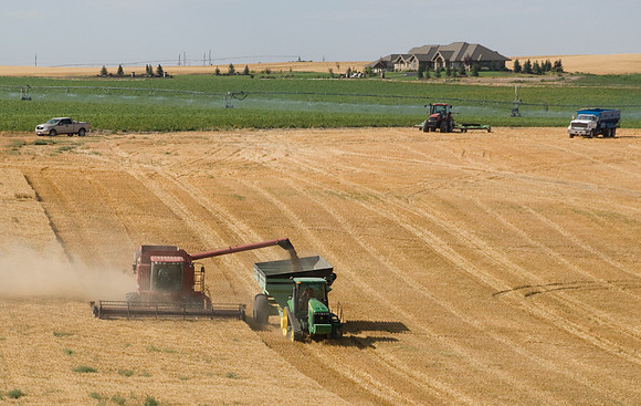 Aerial photos of Idaho agriculture