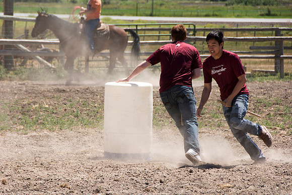 Dance Alliance tour through Wyoming Colorado and South Dakota. An enjoyable day at the "Homeplace" the ranch of the Pope family in Cokeville, Wyoming.