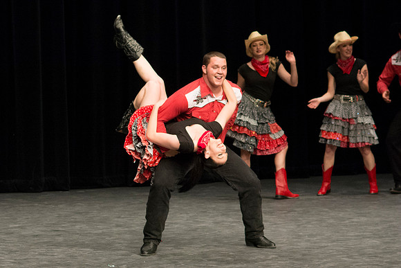 Dance performance in Green River Wyoming.