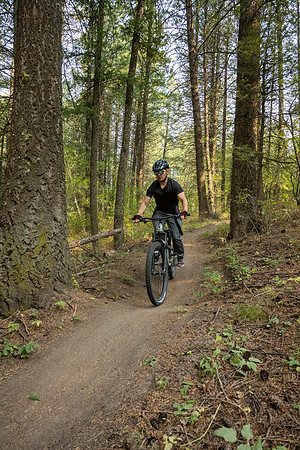 Media Creation Team mountain biking.