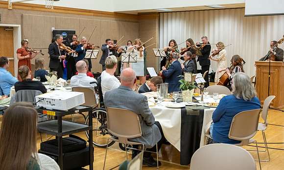Eliza R. Snow Society, Evening of Honors, honoring Kevin Call for his years of service to the Arts.