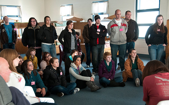 Stephen Stokes Sociology class takes a Tour of the St. Anthony Juvenile Correction Center.