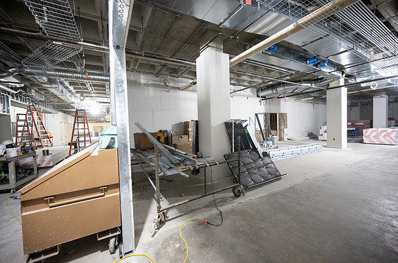 David O. McKay Library Construction Progress - Apr 2025