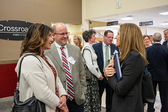 President's Club members enjoy an evening of socializing, musical entertainment and wonderful food in the Manwaring Center Ballroom.