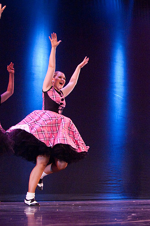 Students perform in dress rehearsal of Extravadance dance performance- Jul 2010