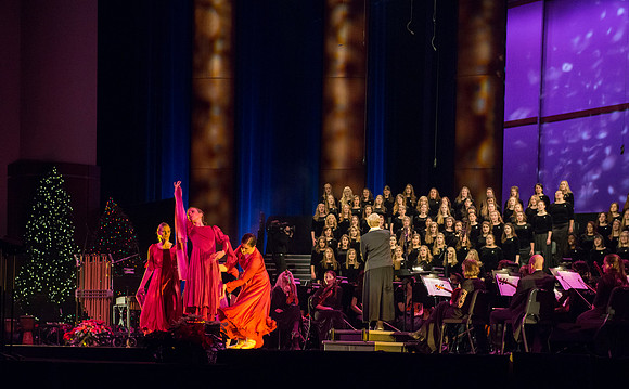 BYU-Idaho Choirs and Orchestra perform at A BYU-Idaho Christmas Concert featuring The King Singers.