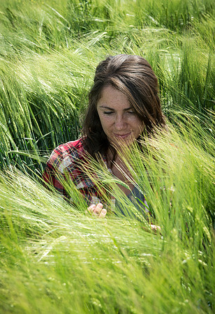 Ag students get the opportunity to show off their wheat crops during Ag Days.