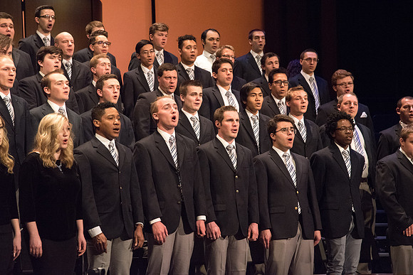 Men and women combined choir