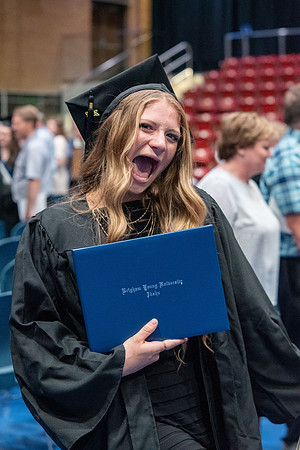 Graduates during convocation for the College of Performing and Visual Arts.
