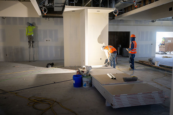David O. McKay Library Construction Progress - Apr 2025