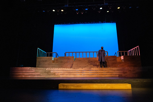 BYU-Idaho theatre department dress rehearsal of Shakespeare's Henry V.