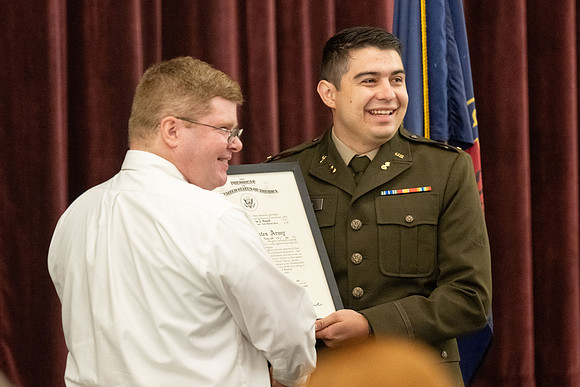 BYU-Idaho's, Reserve Officers' Training Corps Commissioning ceremonies.