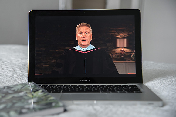 BYU-Idaho Graduation Live Stream of Commencement for Winter Semester graduates due to COVID-19 quarantine. Guest speaker Elder Craig C. Christensen
