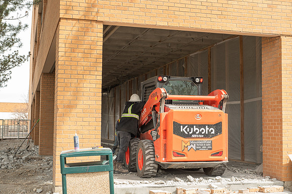 Mckay Library Construction - Apr 2025