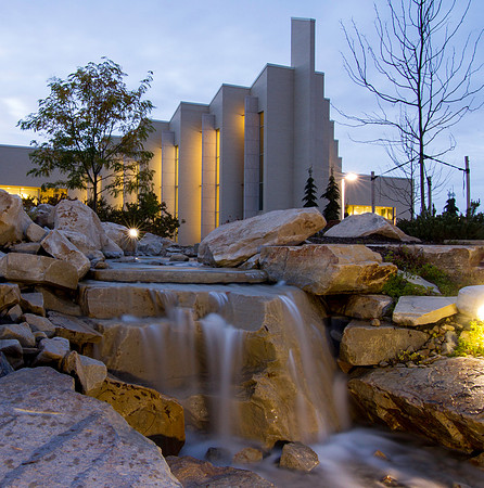 The Taylor Building as the sun rises during the 2014 Fall Semester.