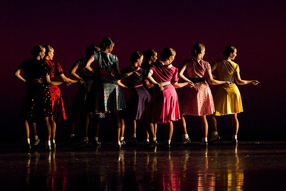 Students perform in dress rehearsal of Extravadance dance performance- Jul 2010