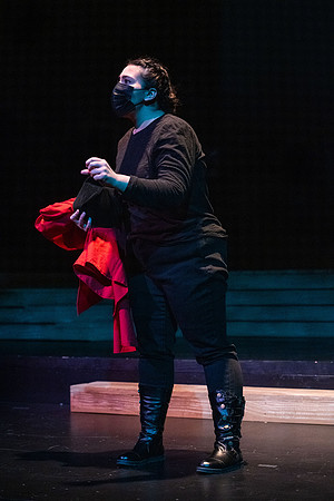BYU-Idaho theatre department dress rehearsal of Shakespeare's Henry V.