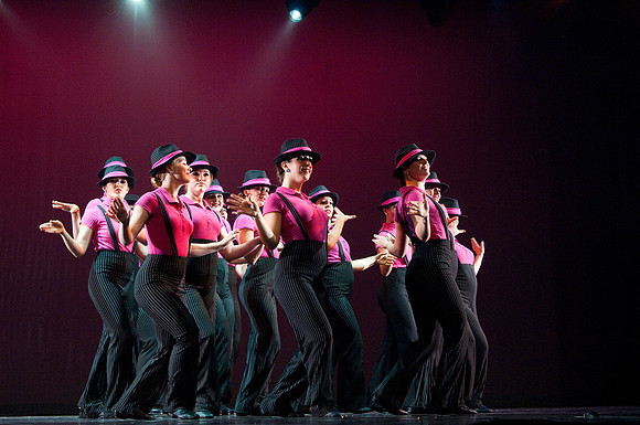 Students perform in dress rehearsal of Extravadance dance performance- Jul 2010