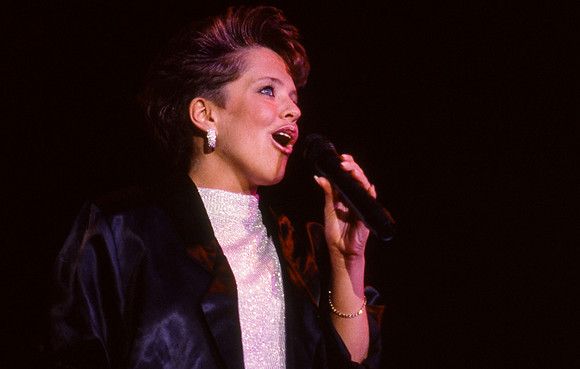 Singer, Sue Kruppa, performs at Ricks College for Centennial Spectacular.