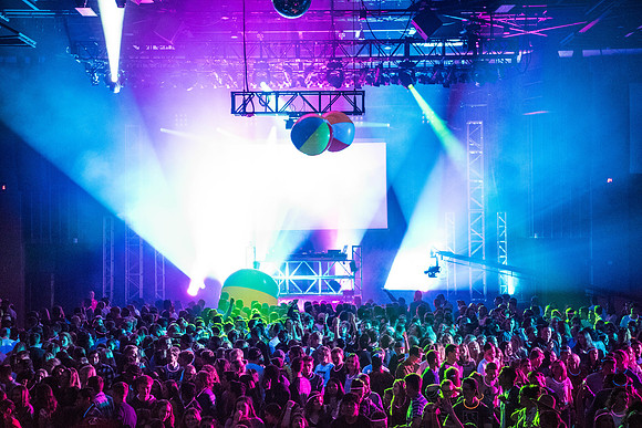 First Friday is a campus event to kick off the new semester with activities, inflatables, food, and dancing. Fall Semester.