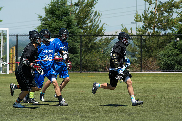 Brigham Young University-Idaho's men's lacrosse plays in the upper fields on campus.