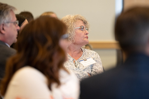 President Meredith, Philanthropies gathering for Signature Scholarships.